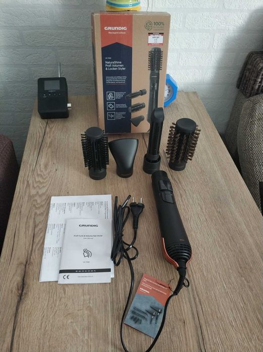 Lokówko Suszarka Obrotowa GRUNDIG NaturaShine HS 7080 dla Kobiet Loki