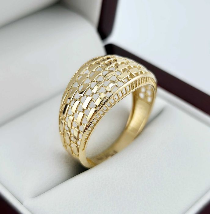 Fantastyczny złoty pierścionek 2,87g PR.585 14K R.22 - CASH IKARA 17