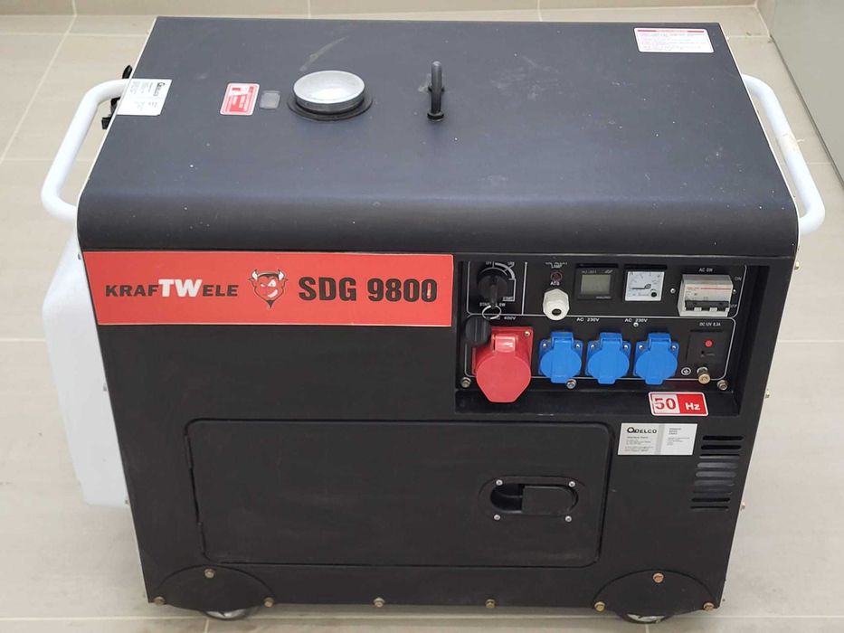 Agregat prądotwórczy KRAFTWELE SDG9800 Diesel 9,8 kW 400V 230V SILENT 20 mth