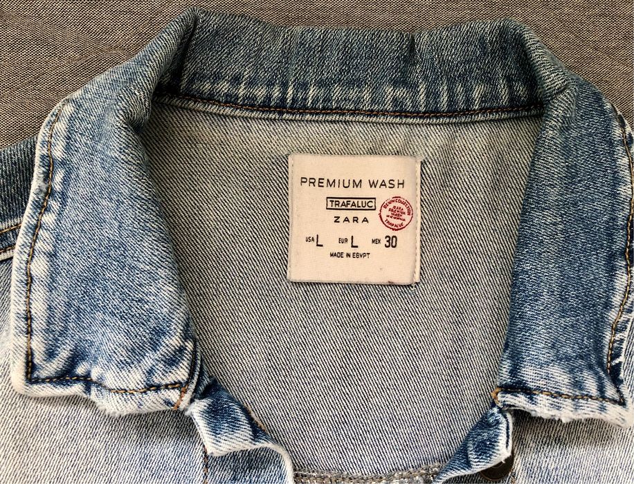 Casaco de ganga ZARA