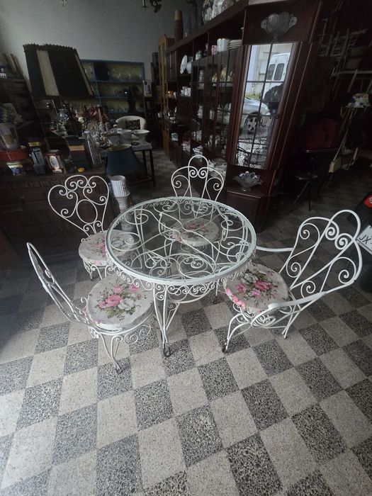 Mesa de jardim ferro