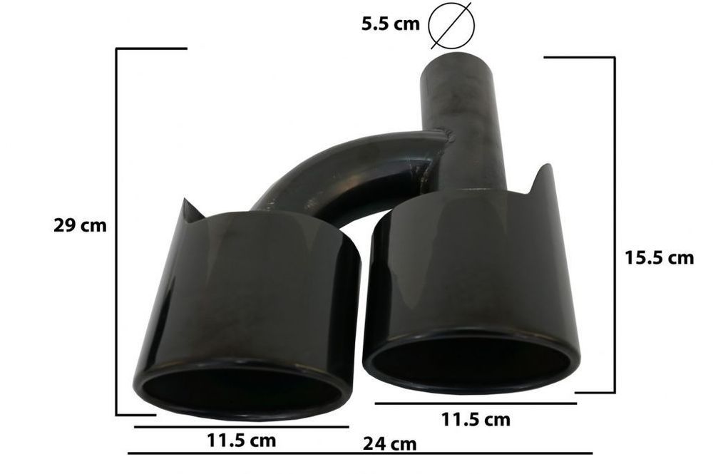 Ponteiras de Escape Mercedes C / CLS / E / S W204 W211 W212 W221 W218