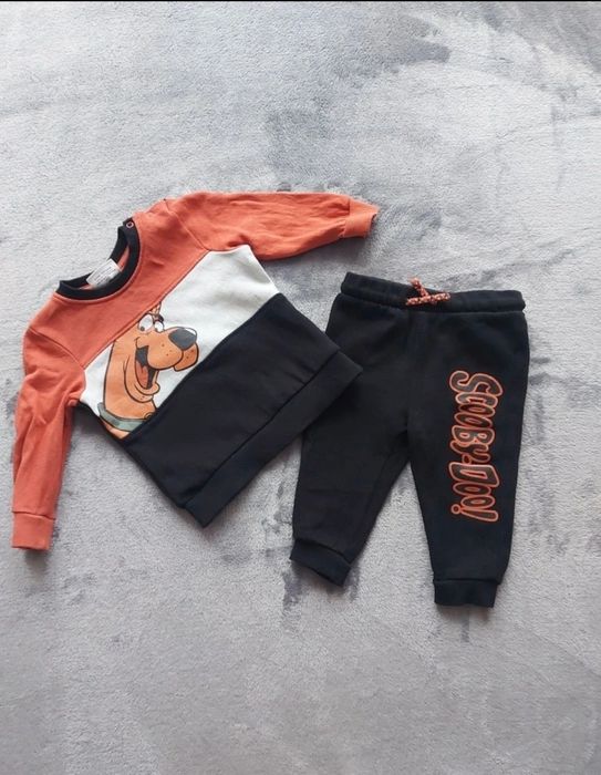 Komplet dziecięcy Scooby-Doo 74 zestaw dresowy wygodny dres