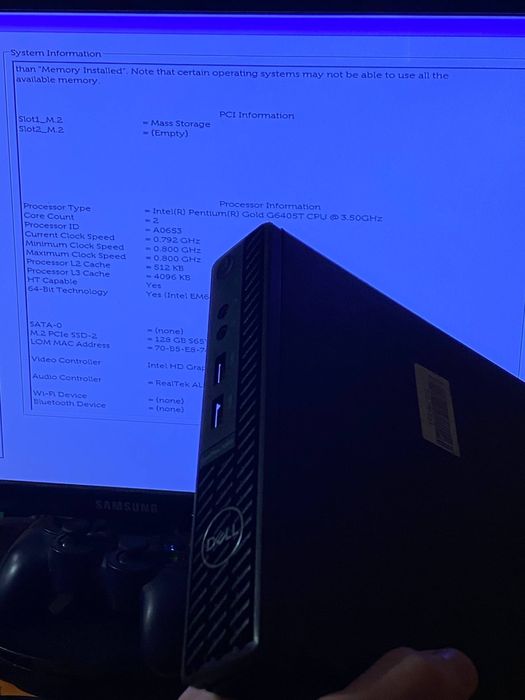 Мини-ПК Dell OptiPlex 3000 Micro