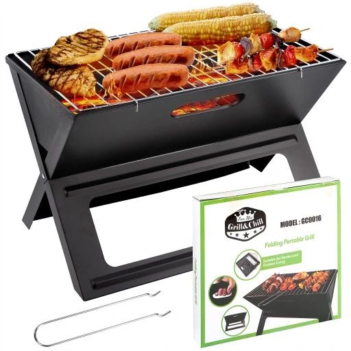 grill ogrodowy przenośny składany walizka ruszt