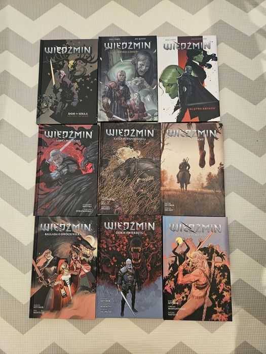 Kompletna seria komiksów - Wiedźmin 1-9