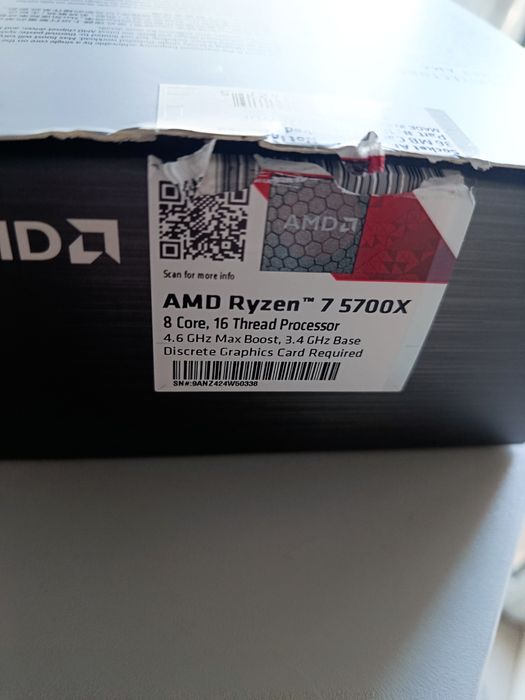 Processador AMD Ryzen 5700x