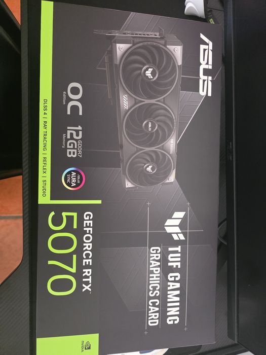 asus tuf gaming rtx5070 com fatura e garantia .