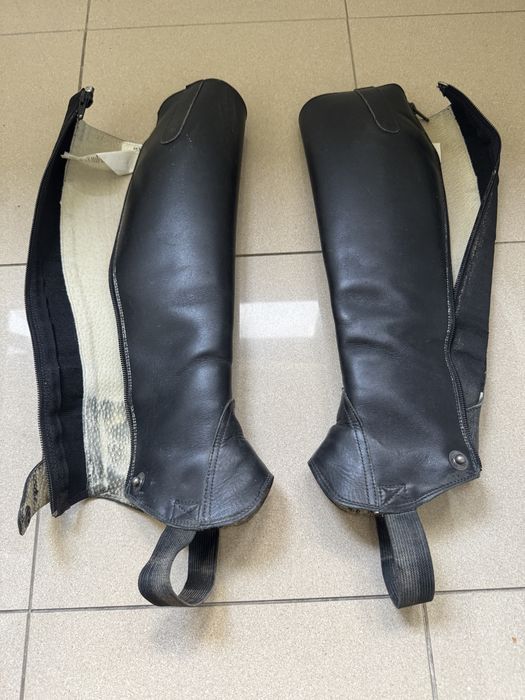 Polainas e botas equitacao nr39 + esporas