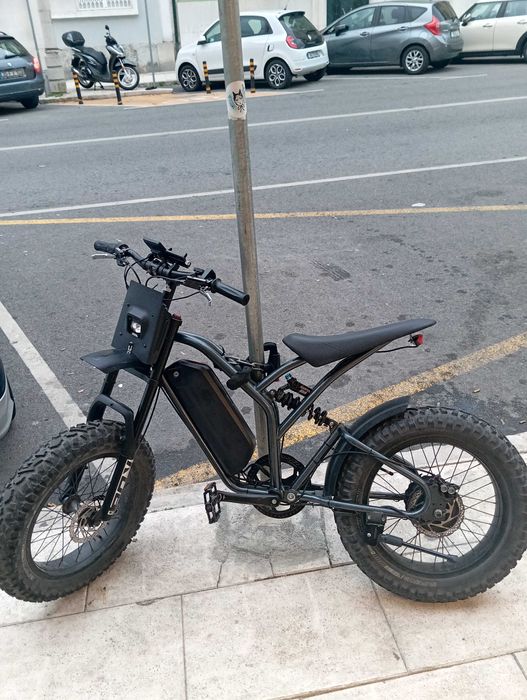 Bike Elétrica TODO TERRENO 50Km/h Top speed