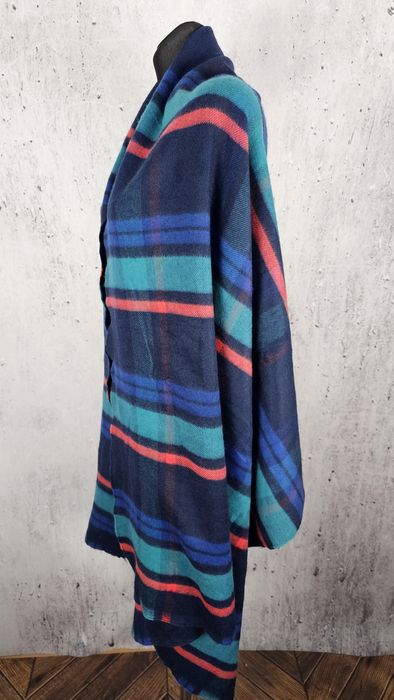Szal damski oversize Primark w kratę z wiskozą