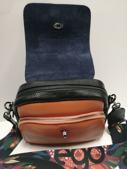 Ego Torebka Listonoszka Skóra Naturalna