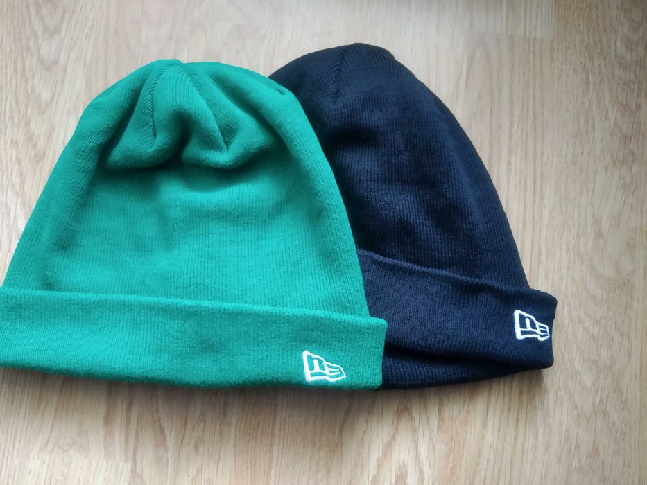 2 czapki NEW ERA XL ( 60-62cm obwód głowy)