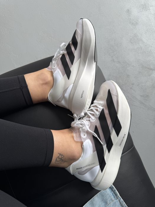 Кросівки Кроссовки Adidas Adizero EVO SL White Белый Білий Кросовки повсякденні