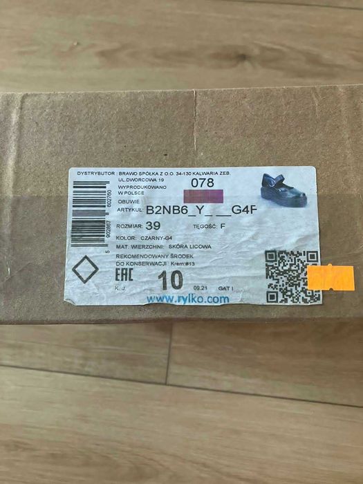 Buty Ryłko czarne 39