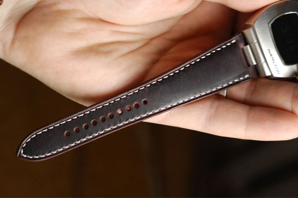 Шкіряний ремінець для годинника Hamilton PSR