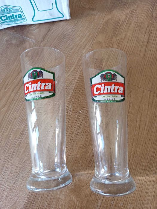 Copos de cerveja de coleção Cintra
