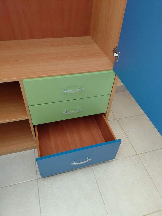 Roupeiro linha kids 2 portad