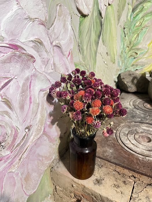 Ваза ретро з сухостоєм