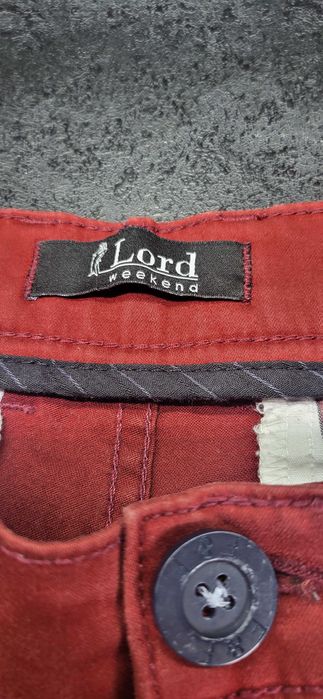 Spodnie męskie bordo