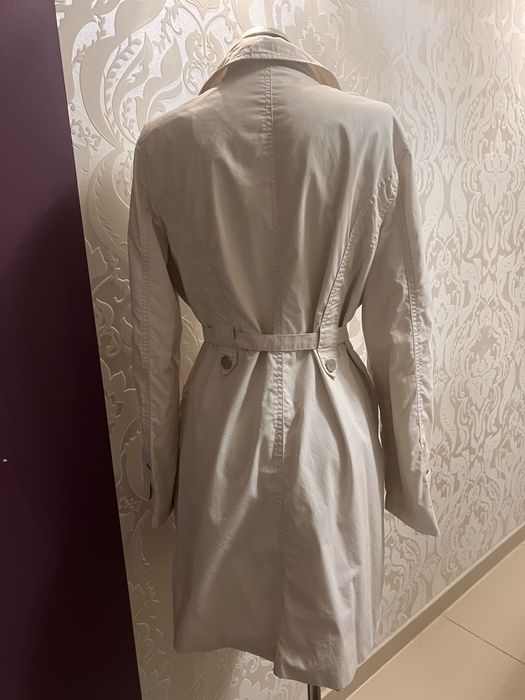 Just Cavalli bezowy trencz płaszcz r.S/M