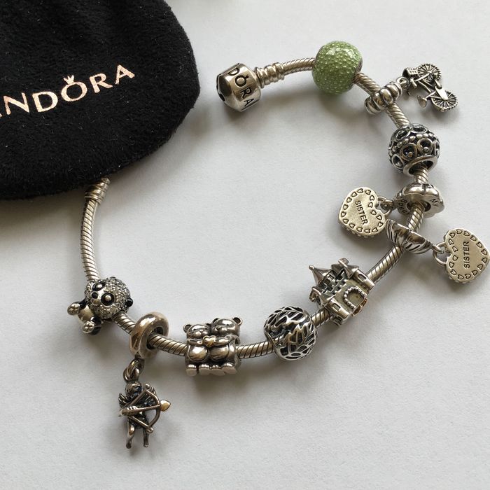 Намистини Pandora срібло, оригінал