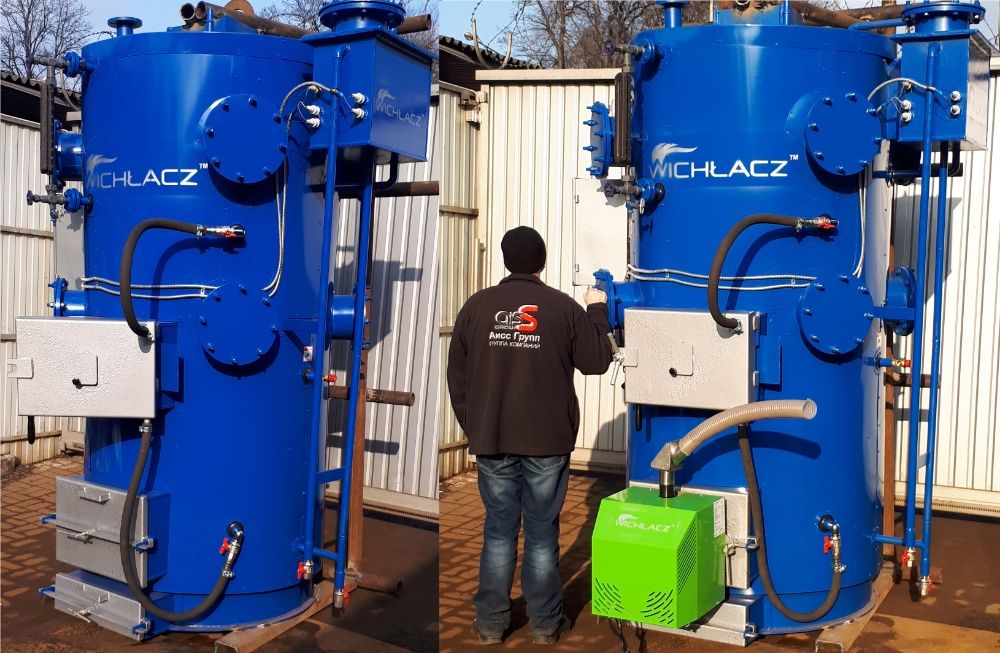 Пеллетный ПАРОГЕНЕРАТОР WICHLACZ WP мощностью 0,1 - 1,5 тонны пара в ч