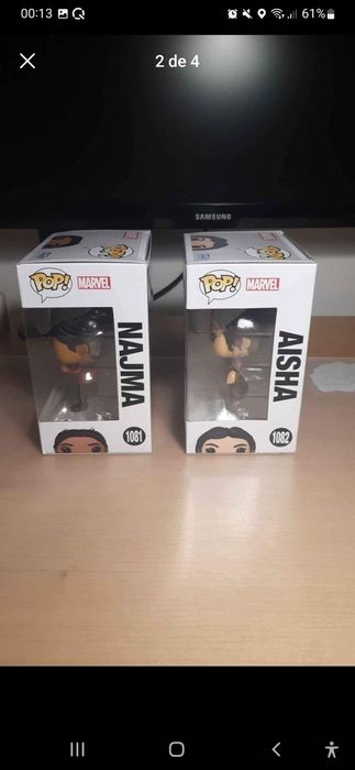 Funko pops Ms Marvel : Aisha e Najma