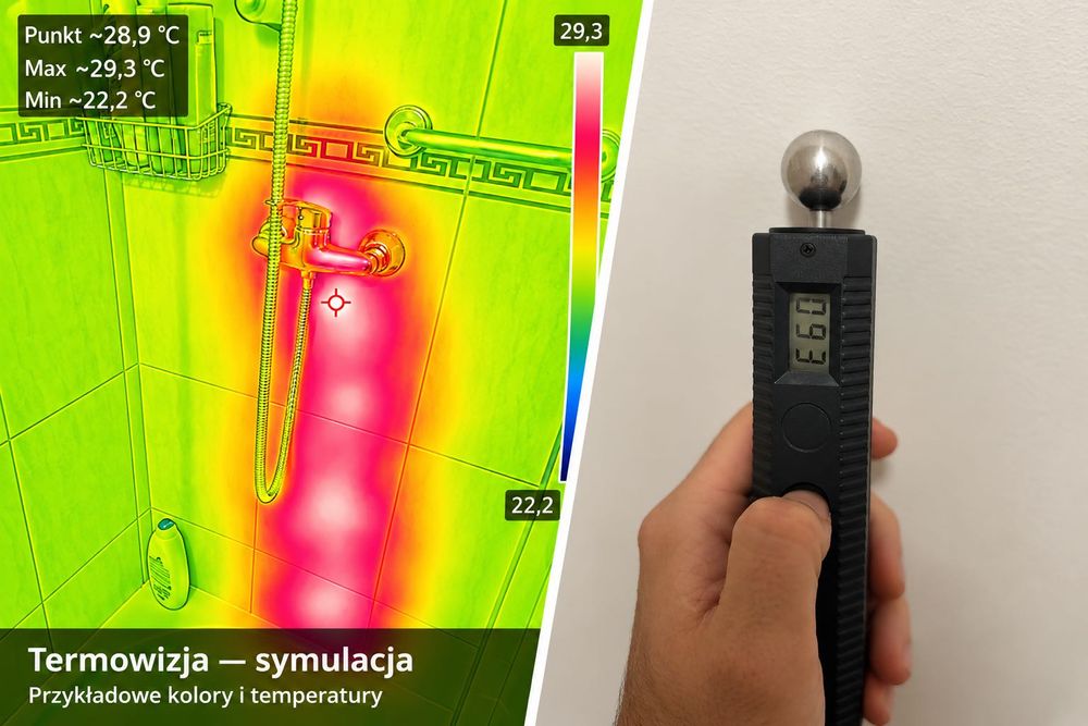 Lokalizacja wycieków wody, termowizja Lublin | SuchoStan