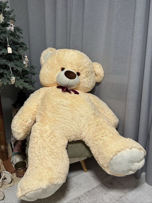 Великий ведмедик 200см бежевий