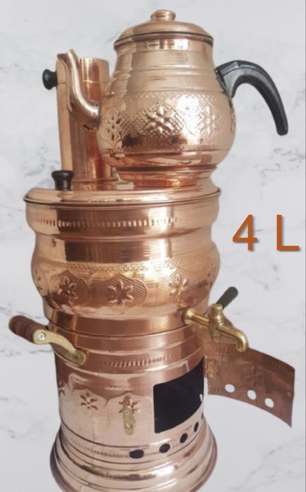 Самовар мідний Турецький на дровах