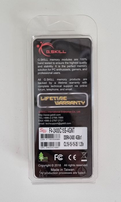 Pamięć RAM G.SKILL 4GB 2400 MHz CL15