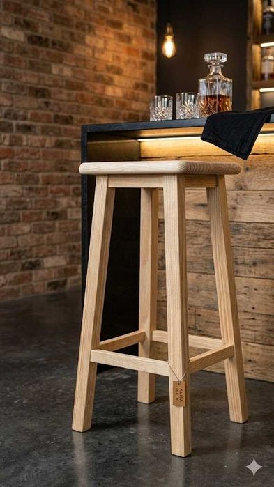 Set de 2 bancos Altos Madeira Maciça - NOVOS - ENTREGA GRÁTIS TODO PAÍ