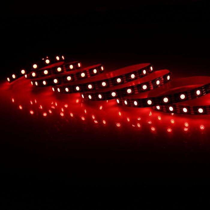Fita led RGB multicolor 1 metro USB 5V 5050 SMD com comando