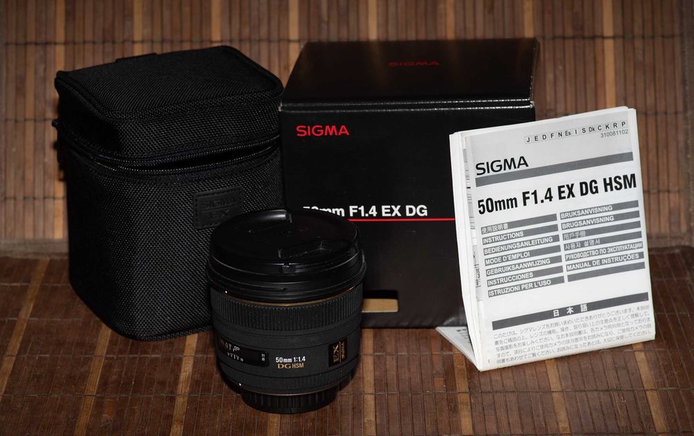Obiektyw Sigma 50mm F1.4 EX DG HSM (Pentax APS-C) | czytaj opis, to ważne !!! - oferta do 20.09