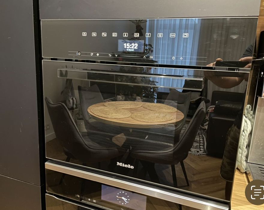 Mikrofalą +Urządzenie do gotowania na parze Miele DGM 7440 Czarny