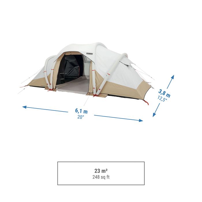 Tenda de Campismo Insuflável Air Seconds 4.2 XXL 4 Pessoas 2 Quartos