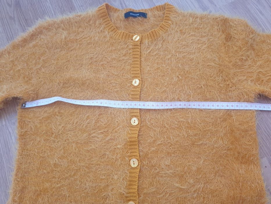 Sweter damski L sweterek puszysty miękki rozpinany