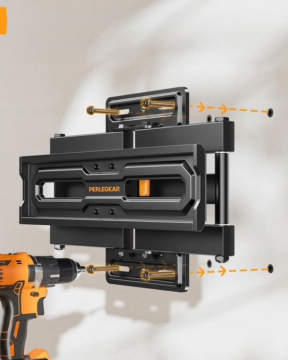 Uchwyt do telewizora TV Perlegear 23-65 cali 45kg VESA 400x400 regulow
