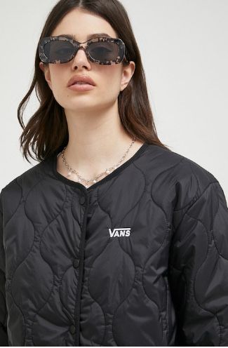 Двостороння стьобана куртка vans