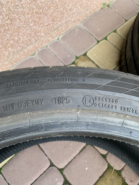 Резина Continental ContiSportContact різноширока 265/40r21 і 295/35r21