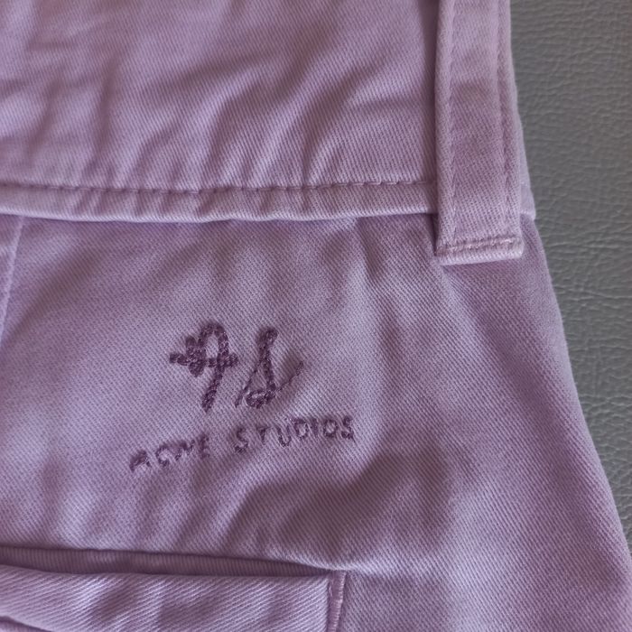 Acne Studios! Оригінал! Шикарні лавандові жіночі брюки