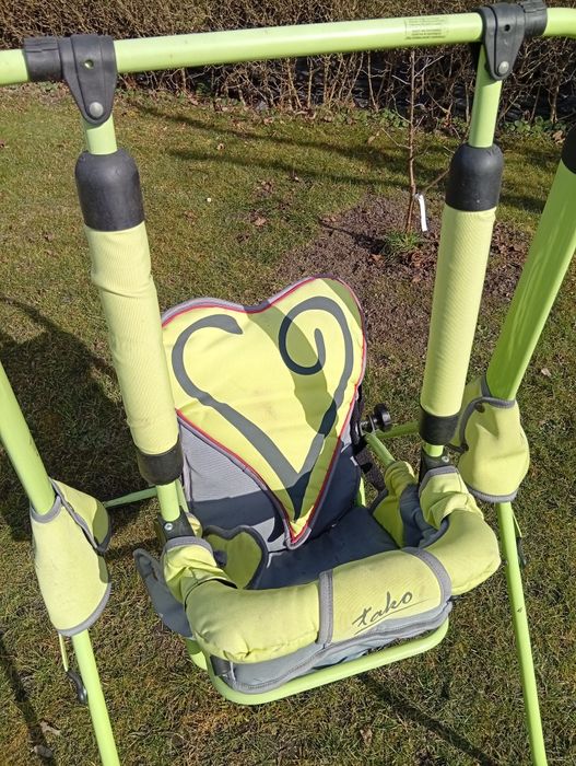 Huśtawka dziecięca  domowa ogrodowa wolnostojąca niemowlęca