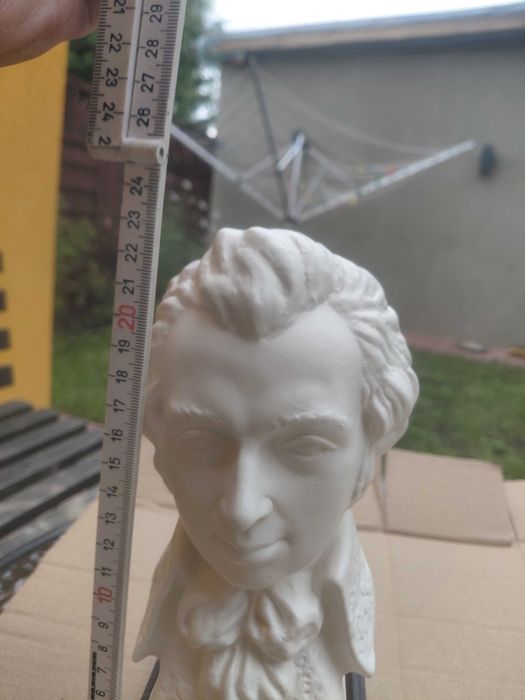 Popiersie MOZART Goebel biskwit vintage RFN sygnatura TM-6