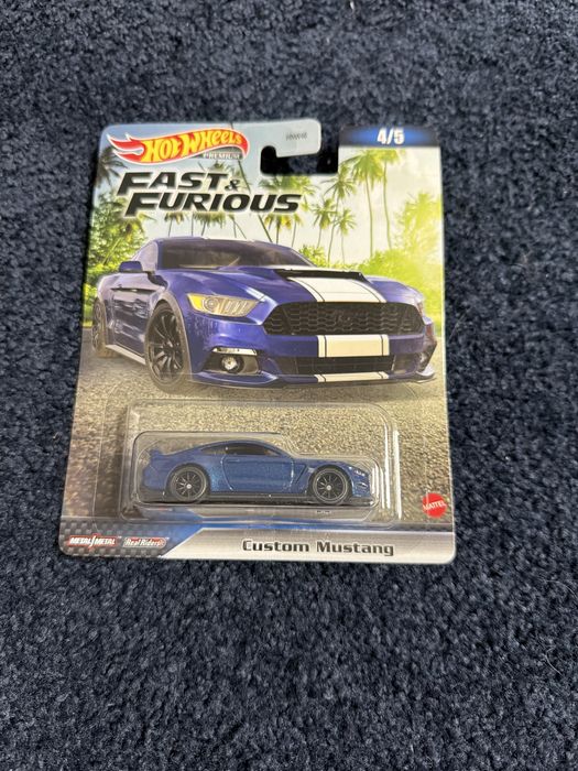 Hot wheels premium cuatom mustang ford fast&furious