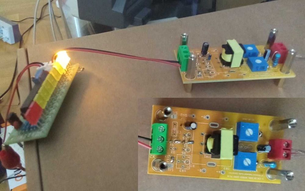 Płytka PCB - moduł 1-kanałowego izolowanego konwertera sygnału głośnikowego