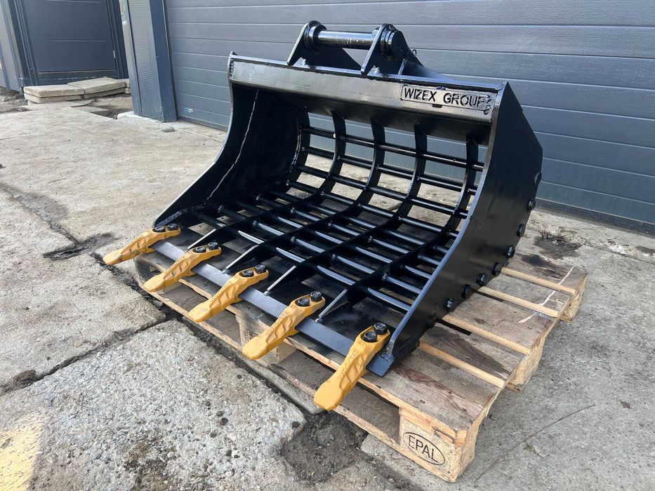 Łyżka podsiębierna ażurowa 100cm 3,6-5,5t, wyciągane sworznie