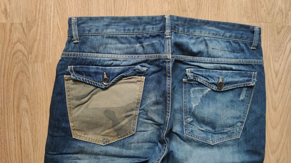Шорты бриджи джинсовые Zara
