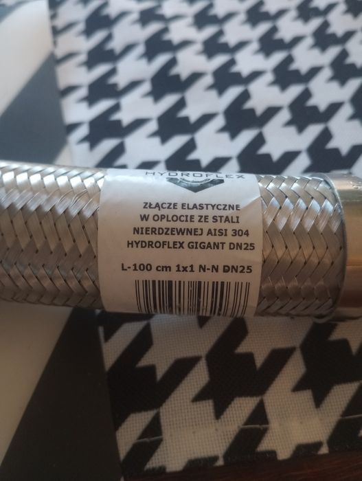 Złącze elastyczne DN25 100cm 1x1 N-N