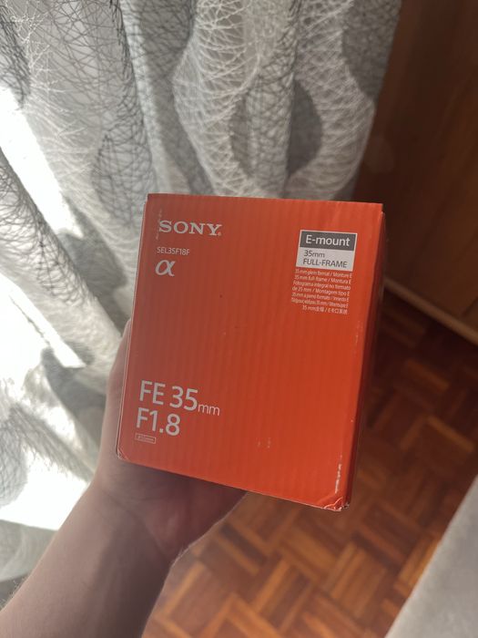 Sony FE 35mm f/1.8 NOVA, Nunca Usada